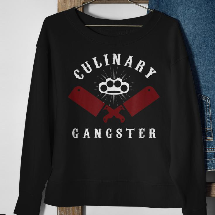 Culinary Gangster Kitchen Chef Restaurant Gastronomy Sweatshirt Gifts for Old Women