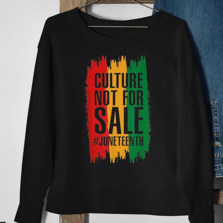 Culture Not For Sale Junenth Sweatshirt Gifts for Old Women