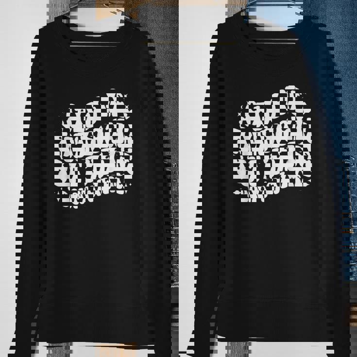 Cute Call Me Antisocial But Please Dont Call Me Sweatshirt Gifts for Old Women