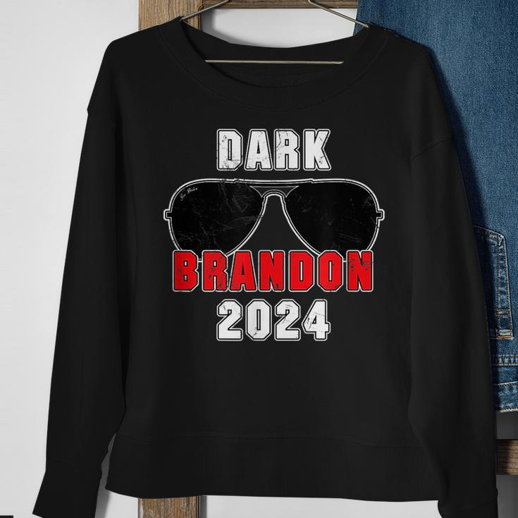 Dark Brandon 2024 Cmon Man Vote Joe Pro Biden Funny Vintage Sweatshirt Gifts for Old Women