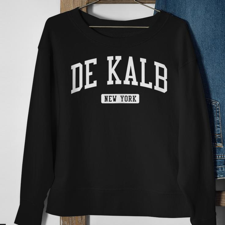 De Kalb New York Ny Vintage Athletic Sports Sweatshirt Gifts for Old Women