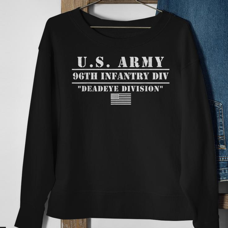 Deadeyes Us Army 96Th Infantry Division Okinawa Gifts Sweatshirt Gifts for Old Women