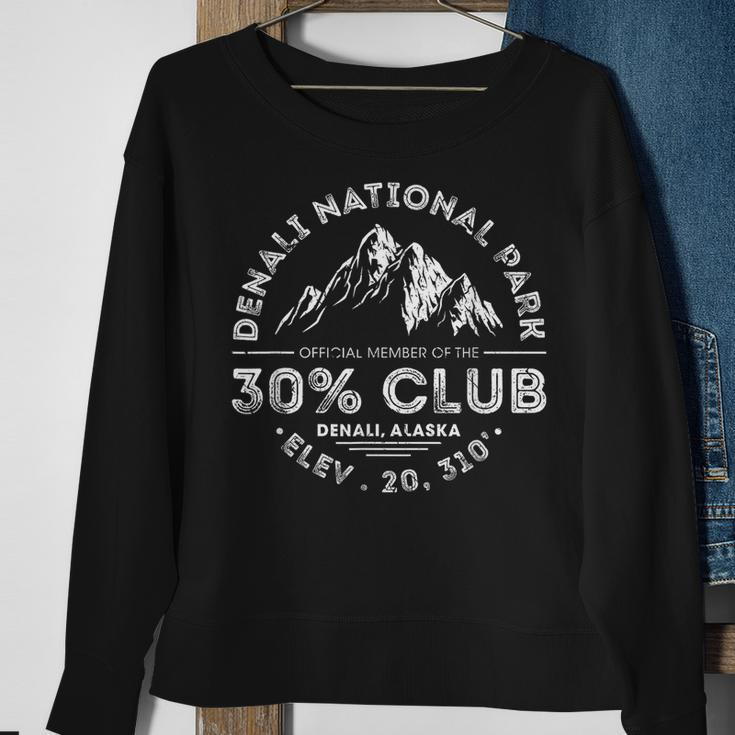 Denali National Park Alaska 30 Club Denali Mountain Tourist Sweatshirt Gifts for Old Women