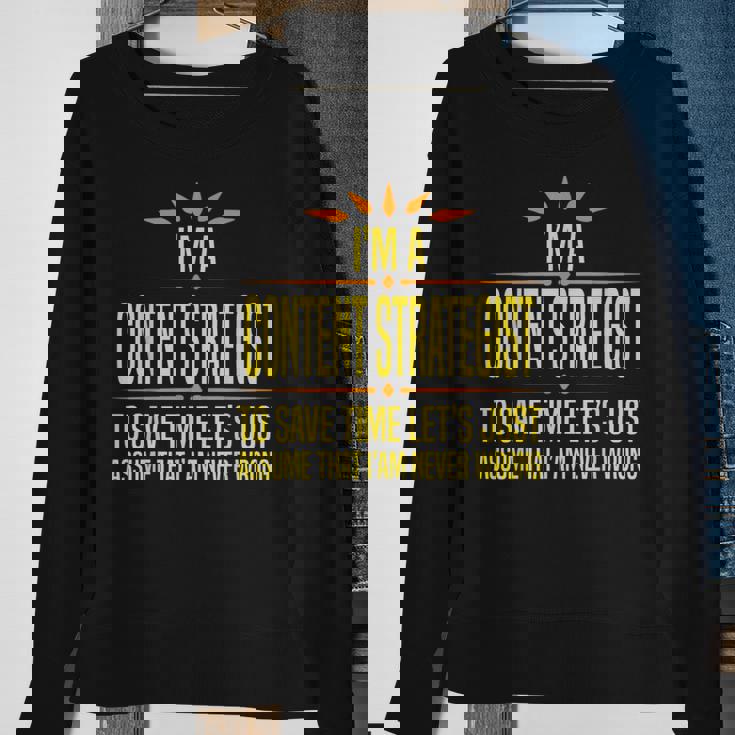 Im A Desk Content Strategist Sweatshirt Gifts for Old Women