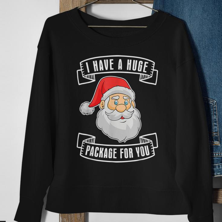 Dirty Christmas Naughty Raunchy For Package Sweatshirt Gifts for Old Women
