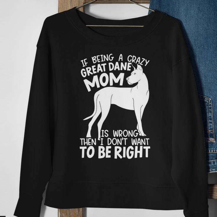 Dog Breeder Mom Dog Mom Great Dane Mom Sweatshirt Gifts for Old Women