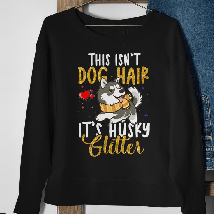 Dog Husky Siberian Dog Owner Puppy Sweatshirt Gifts for Old Women