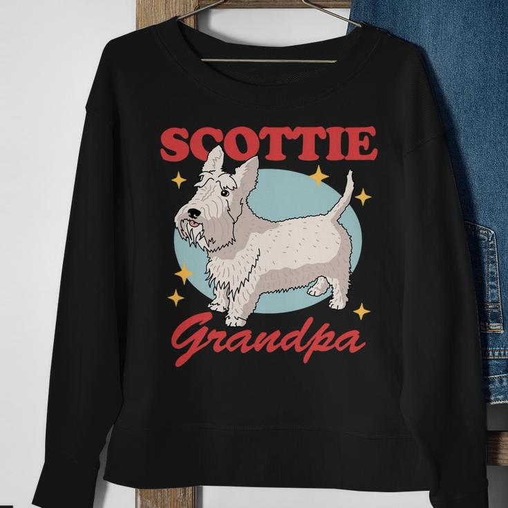 Dog Scottish Terrier Mens Scottie Grandpa Dog Owner Scottish Terrier 3 Sweatshirt Gifts for Old Women