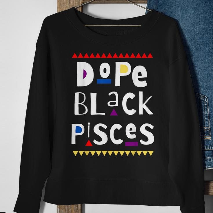 Dope Black Pisces Sweatshirt Gifts for Old Women
