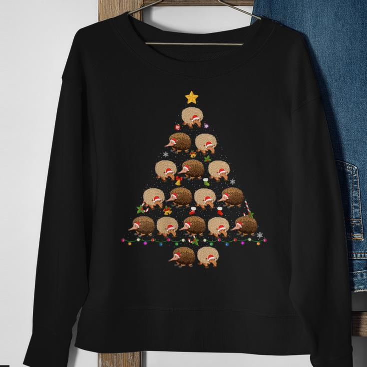 Echidna Christmas Tree Ugly Christmas Sweater Sweatshirt Gifts for Old Women