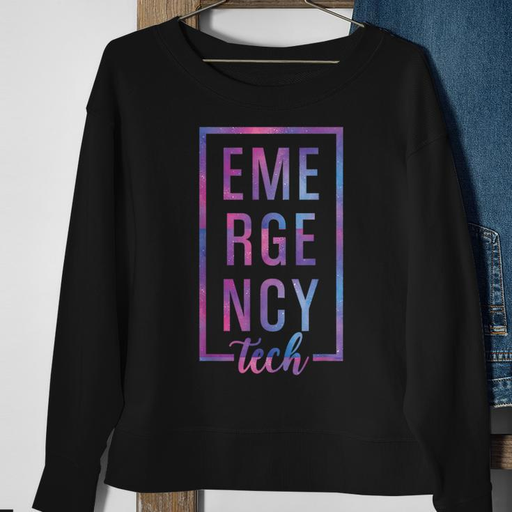 Emergency Room Tech Er Tech Er Technician Sweatshirt Gifts for Old Women