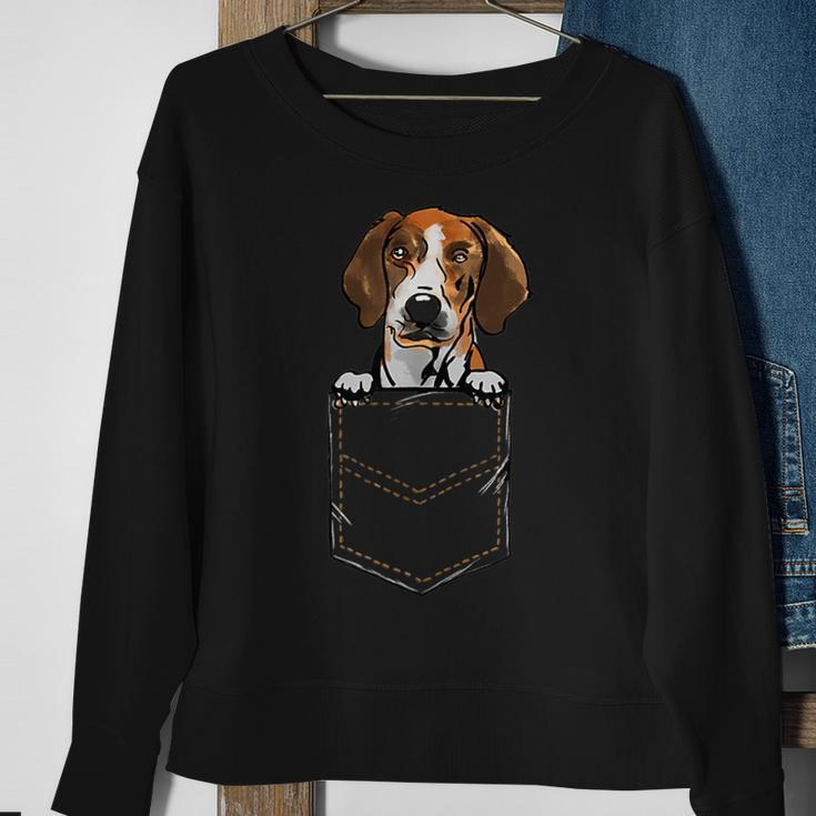 Estonian Hound Puppy For A Dog Owner Pet Pocket Sweatshirt Gifts for Old Women