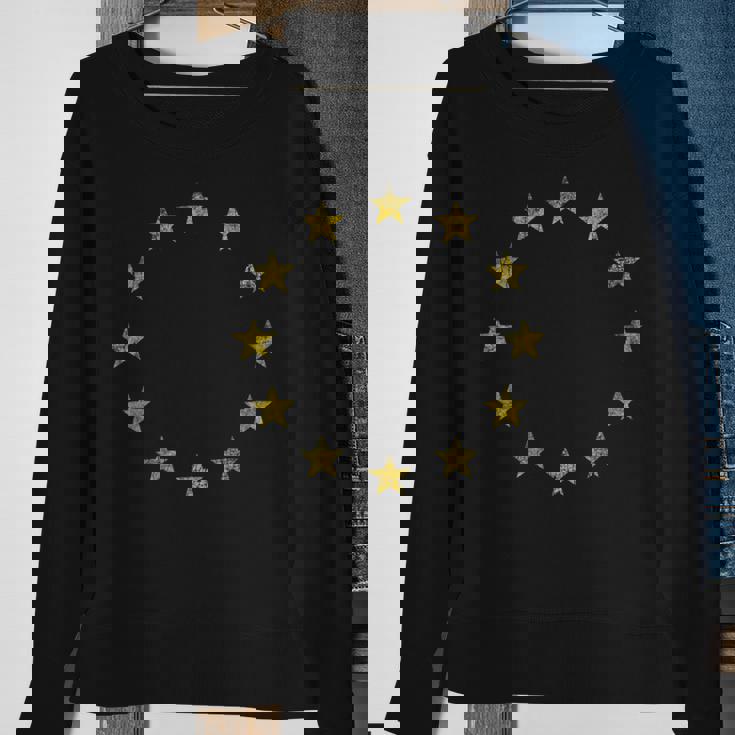 European Flag Pride Union Europa British Brexit Uk Sweatshirt Gifts for Old Women