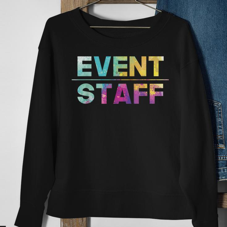 Event Staff - Festival Party Crew Events Organizer Planning Sweatshirt Gifts for Old Women