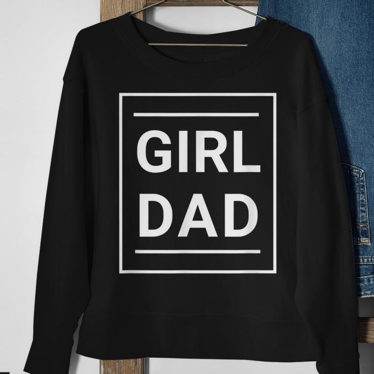 Father Of Girls Proud New Girl Dad Sweatshirt Gifts for Old Women