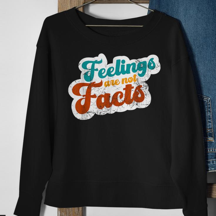 Feelings Are Not Facts Mental Health Awareness Sweatshirt Gifts for Old Women