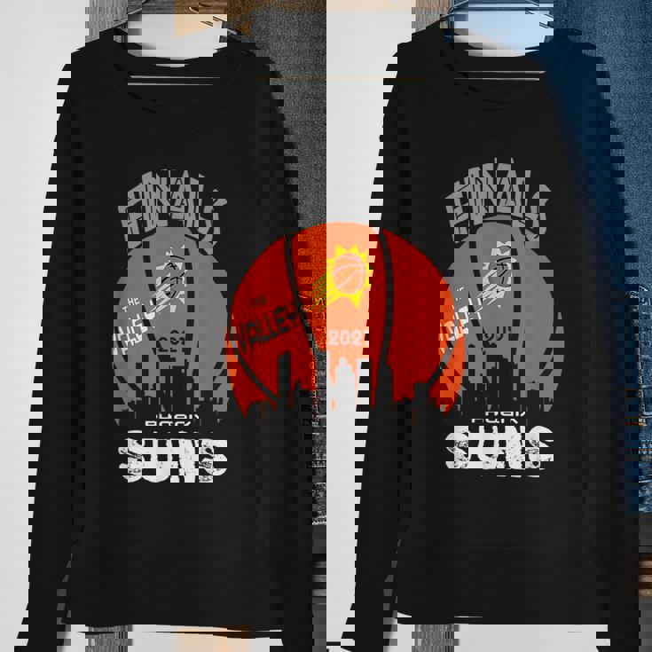Finals The Valley Suns Phx Suns Basketball Basketball Funny Gifts Sweatshirt Gifts for Old Women