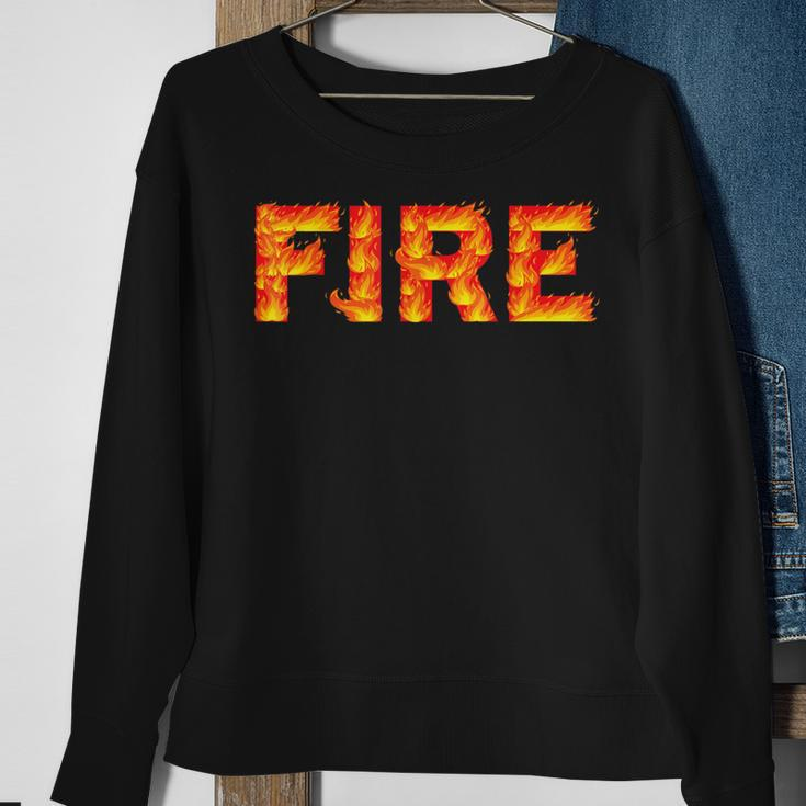 Fire And Ice Last Minute Halloween Matching Couple Costume Sweatshirt Gifts for Old Women