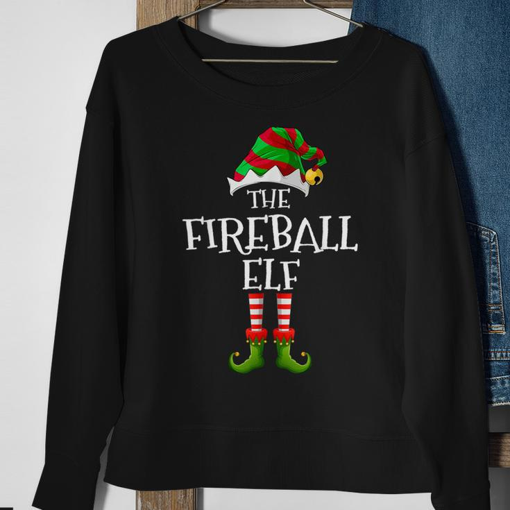 Fireball Elf Matching Family Group Christmas Party Sweatshirt Gifts for Old Women