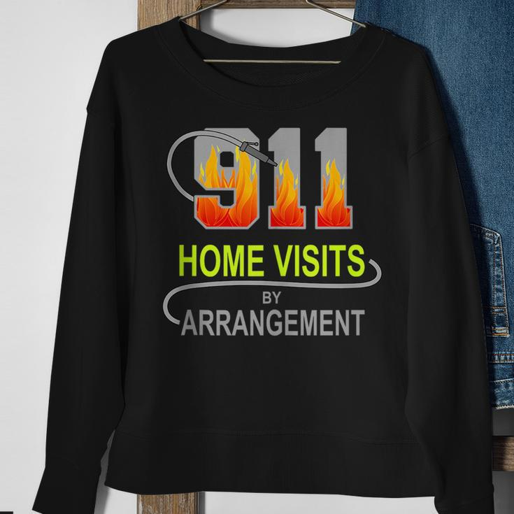 Firefighter And Fire Department With Pride And Honor Sweatshirt Gifts for Old Women