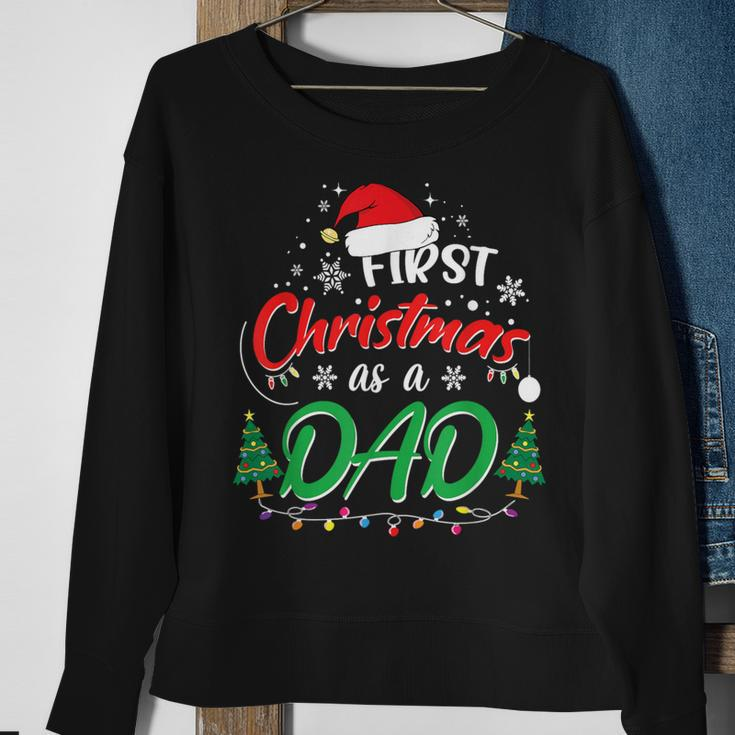 First Christmas As A Dad New Daddy 1St Christmas Sweatshirt Gifts for Old Women