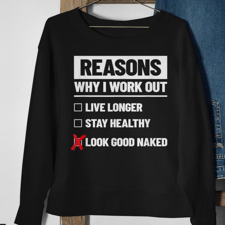 Fitness Meme - Workout Motivation Quotes - Funny Workout Sweatshirt Gifts for Old Women