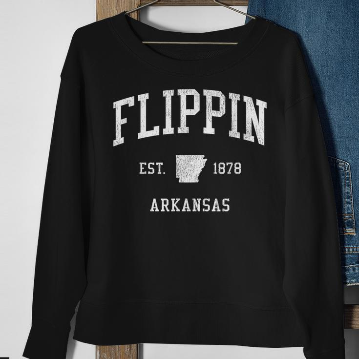 Flippin Ar Vintage Athletic Sports Js01 Sweatshirt Gifts for Old Women