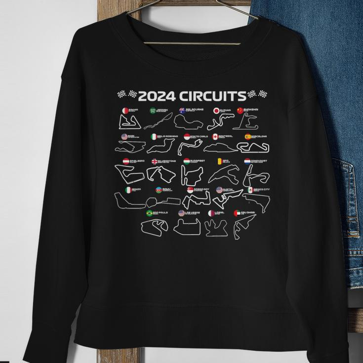 Formula Racing 2024 Circuits Race Car Formula Racing Sweatshirt Gifts for Old Women