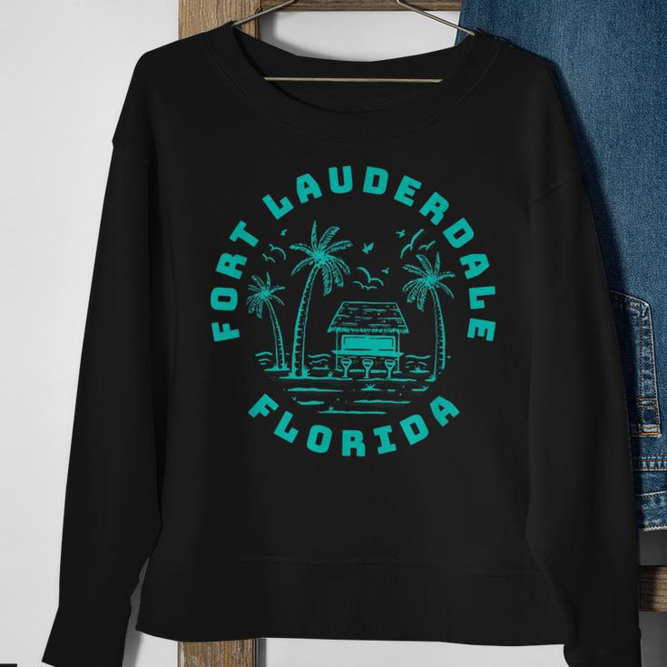 Fort Lauderdale Fl Florida City Lover Home Gift Graphic Sweatshirt Gifts for Old Women