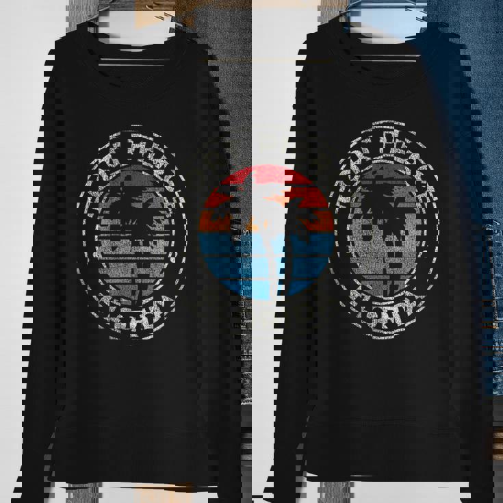 Fort Pierce Florida Fl Vintage Graphic Retro 70S Sweatshirt Gifts for Old Women
