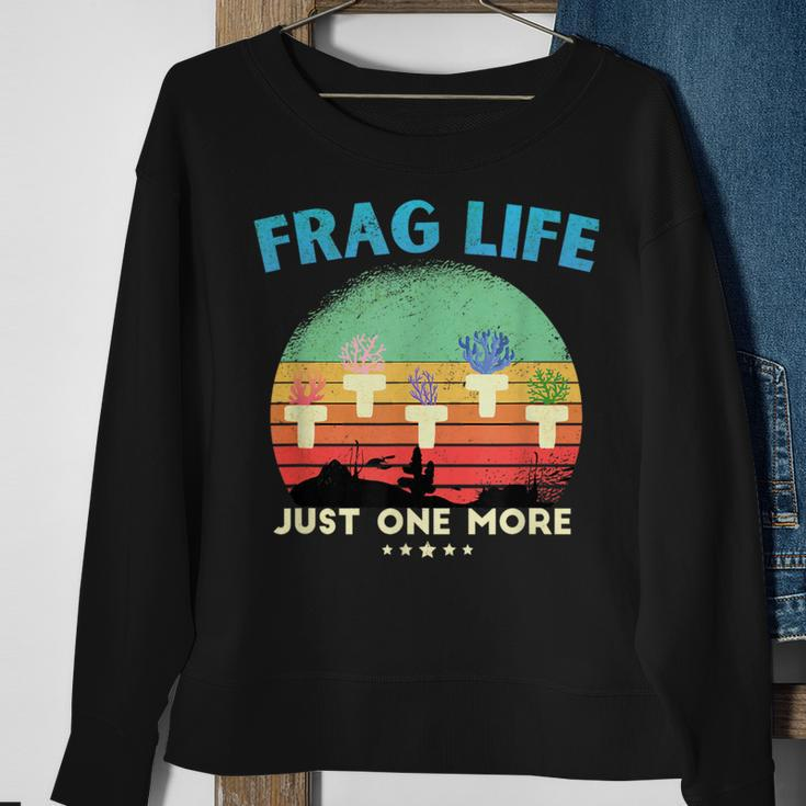 Frag Life Coral Reef Saltwater Aquarium Aquarist Sweatshirt Gifts for Old Women
