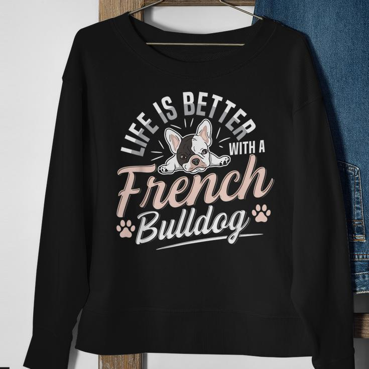 French Bulldog Design For A French Bulldog Owner Sweatshirt Gifts for Old Women