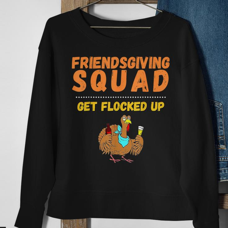 Friendsgiving Squad Get Flocked Up Matching Friendsgiving Sweatshirt Gifts for Old Women