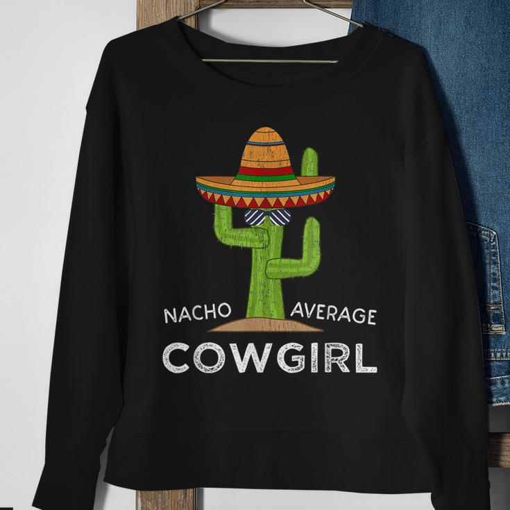 Fun Hilarious Meme Saying Funny Cowgirl Sweatshirt Gifts for Old Women