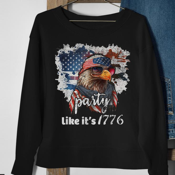 Funny 4Th Of July American Flag And Eagle Cool 4Th Of July Sweatshirt Gifts for Old Women