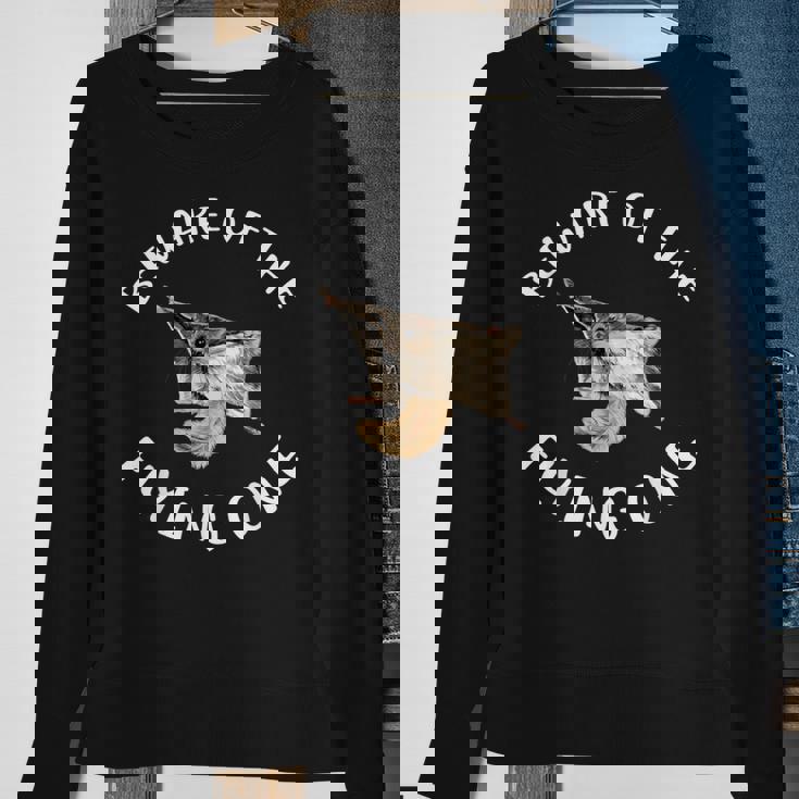 Beware Of The Flying Squirrel Apparel Sweatshirt Gifts for Old Women