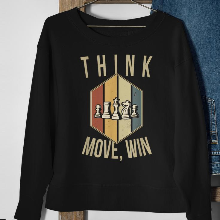 Funny Chess Player Board Game Chess Sweatshirt Gifts for Old Women