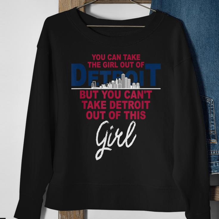 Funny Detroit Detroit Girl Relocation From Detroit Sweatshirt Gifts for Old Women