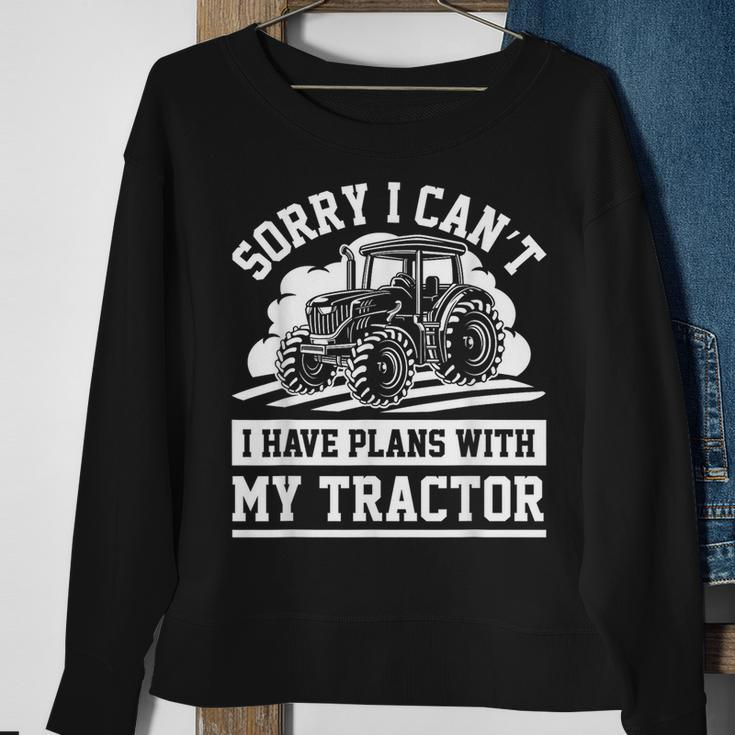 Funny Farm Tractors Farming Truck Enthusiast Saying Outfit Sweatshirt Gifts for Old Women