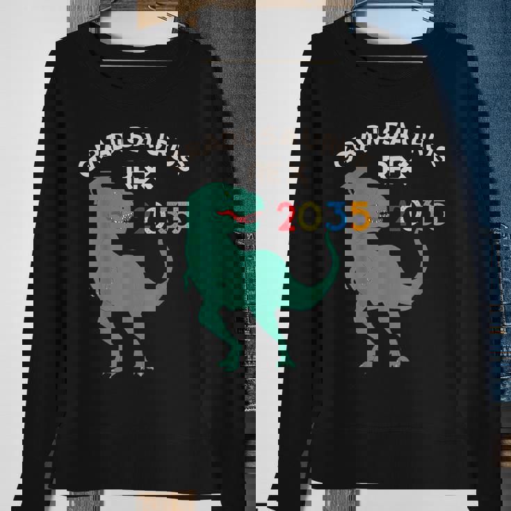 Funny Graduation 2035 Dinosaur Grow With Me Dinosaur Funny Gifts Sweatshirt Gifts for Old Women