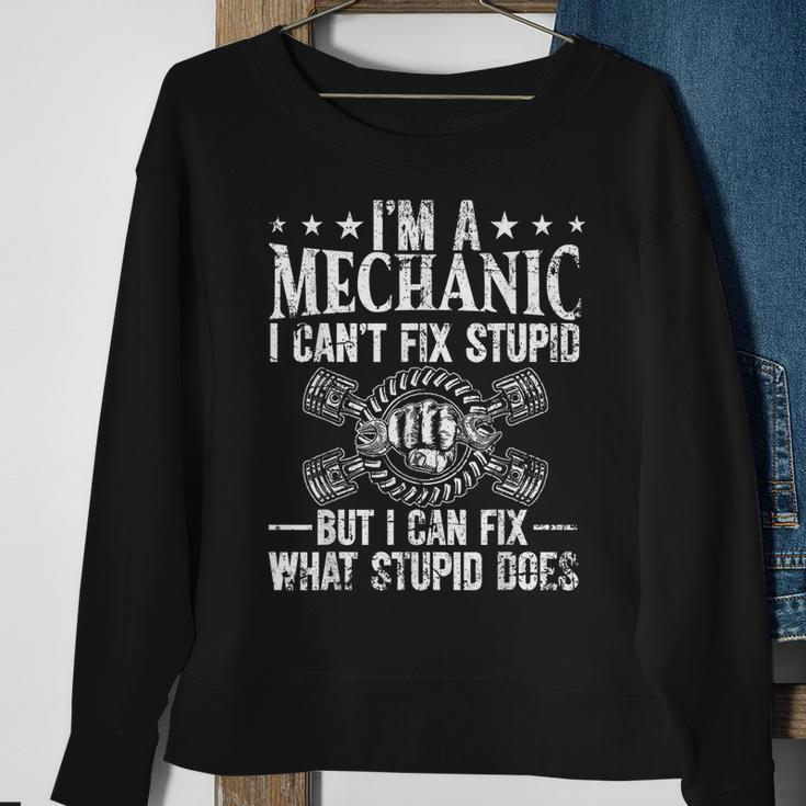 Funny Im A Mechanic For Men Dad Car Automobile Garage Sweatshirt Gifts for Old Women