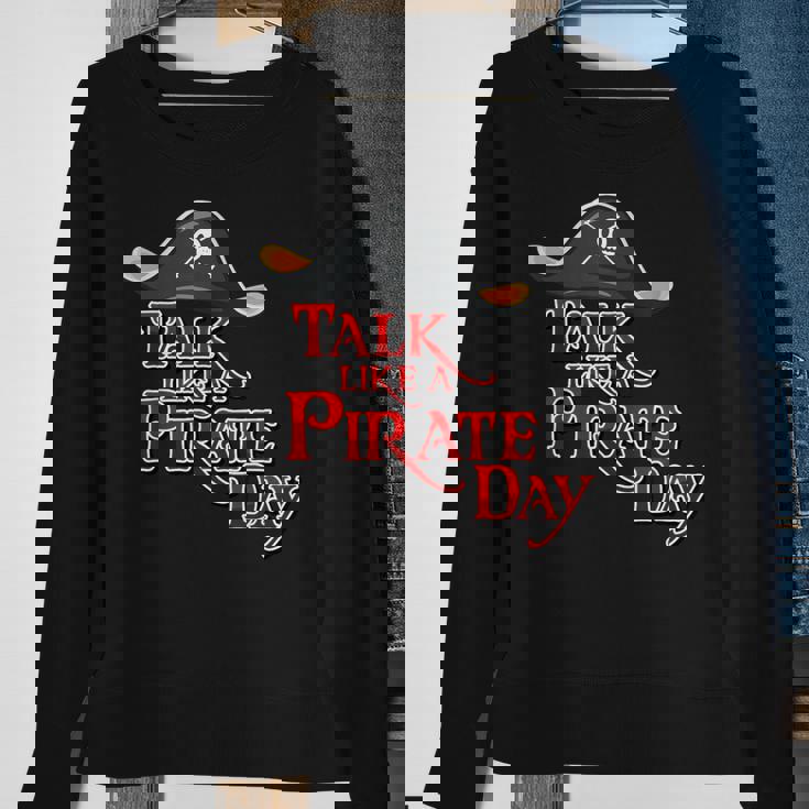 International Pirate Day Costume Talk Like A Pirate Sweatshirt Gifts for Old Women