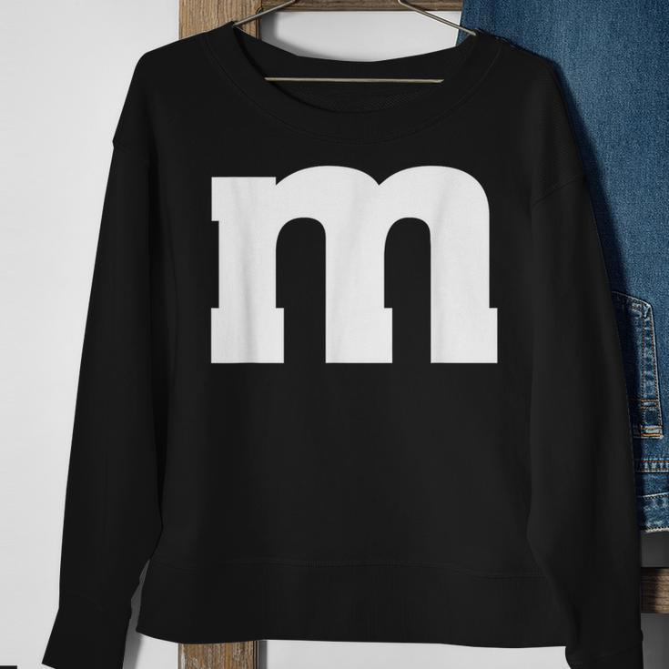 Letter M Groups Halloween 2023 Team Groups Costume Sweatshirt Gifts for Old Women