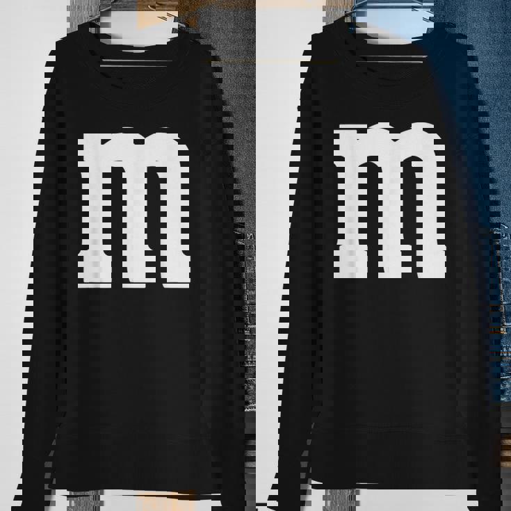 Letter M Groups Halloween Team Groups Costume Sweatshirt Gifts for Old Women