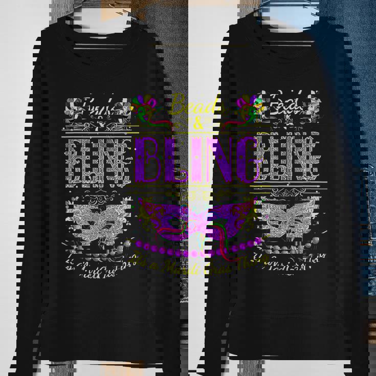 Funny Mardi Gras Beads And Bling Its A Mardi Gras Sweatshirt Gifts for Old Women Funny Mardi Gras Beads And Bling Its A Mardi Gras Sweatshirt Gifts for Old Women