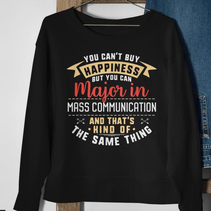 Mass Communication Major Student Graduation Sweatshirt Gifts for Old Women