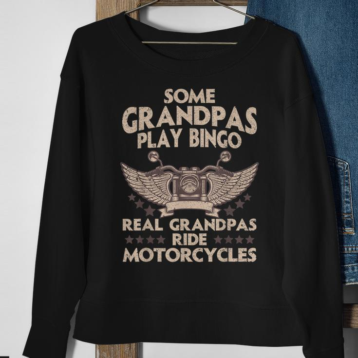 Funny Motorcycle For Grandpa Men Biker Motorcycle Rider Sweatshirt Gifts for Old Women