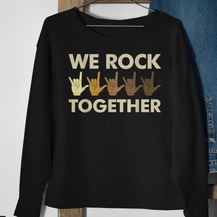 We Rock Together Sweatshirt Gifts for Old Women