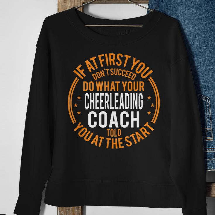 Funny Sport Coaches And Player Gift Funny Cheerleading Coach Cheerleading Funny Gifts Sweatshirt Gifts for Old Women