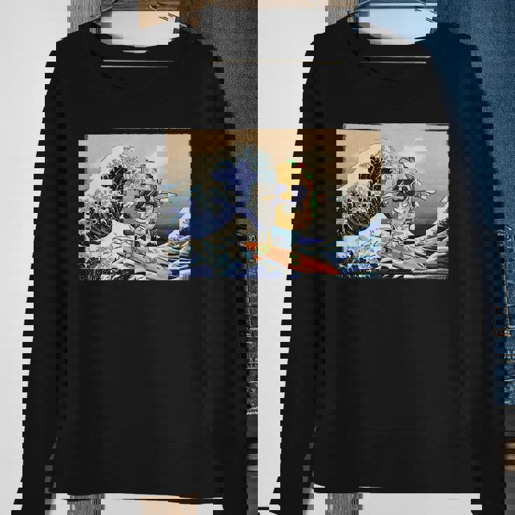 Funny Taco Taco Lover Mexican Food Funny Surfer Taco Sweatshirt Gifts for Old Women